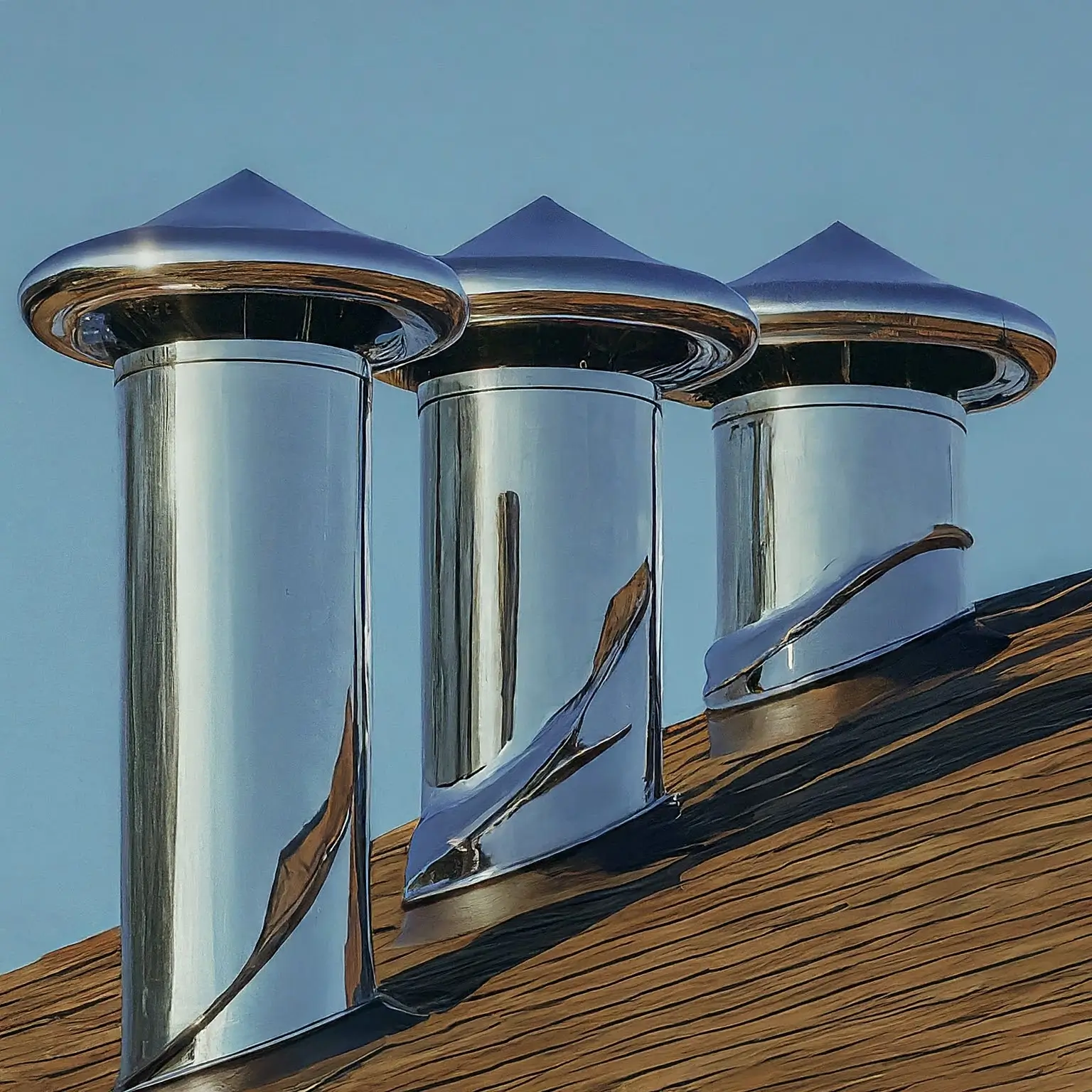 Wind-Resistant Chimney Caps