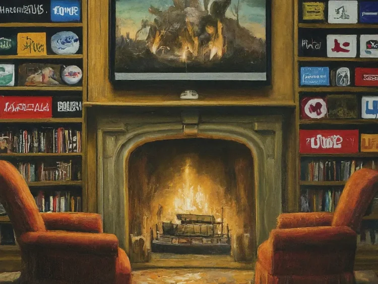 fireplace channels on streaming services