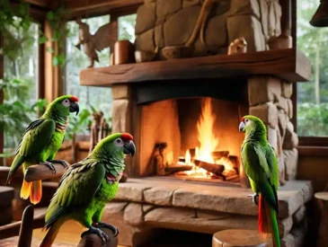 Parrot Safety around Fireplaces