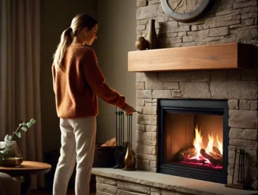 Gas Fireplace Flame Color Adjustment