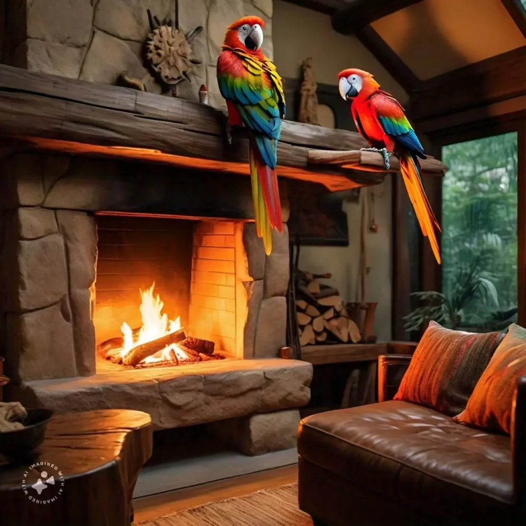 Parrot Safety around Fireplaces