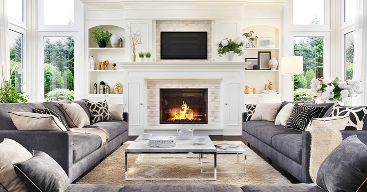 10 Luxe Fireplace Ideas for Your Living Room