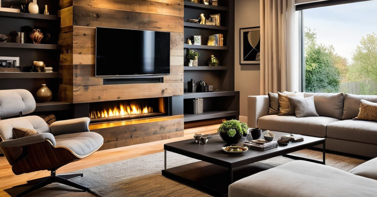 21 Fireplace Ideas for a Living Room with Decorative Wood