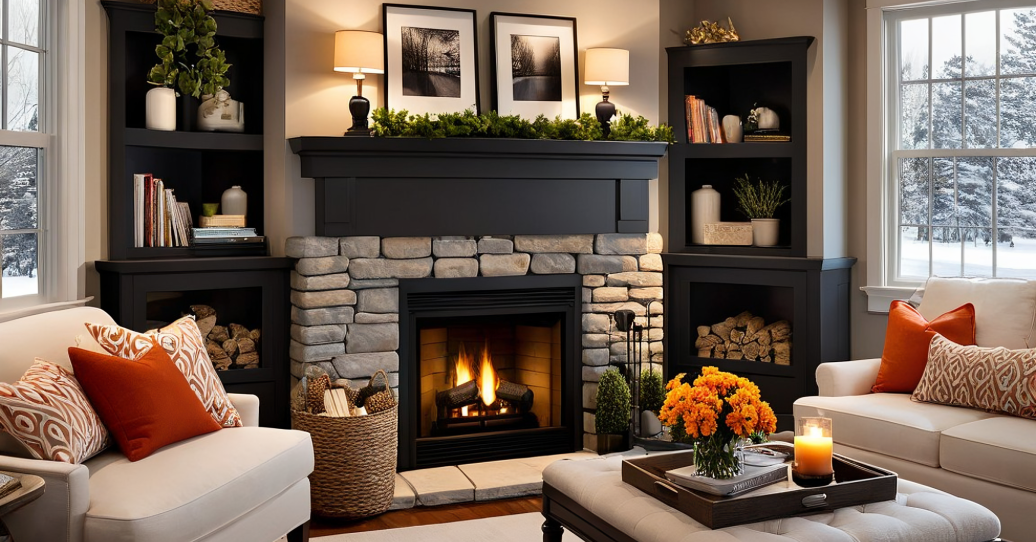 Cozy Corner Fireplace Living Room Ideas