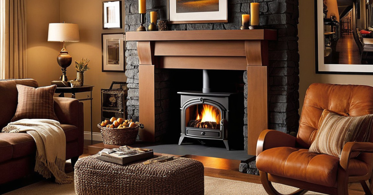 Living Room Ideas with Fireplace Interior Design Featuring Wood Stoves