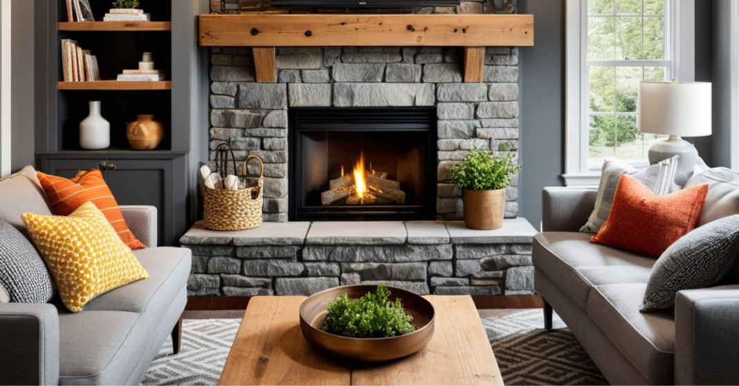 Cozy Corner Fireplace Living Room Ideas